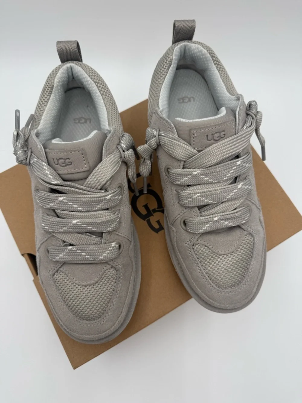 UGG Womens Lo Lowmel in Campfire color. Suede sneakers. Size 9 - Picture 5 of 16